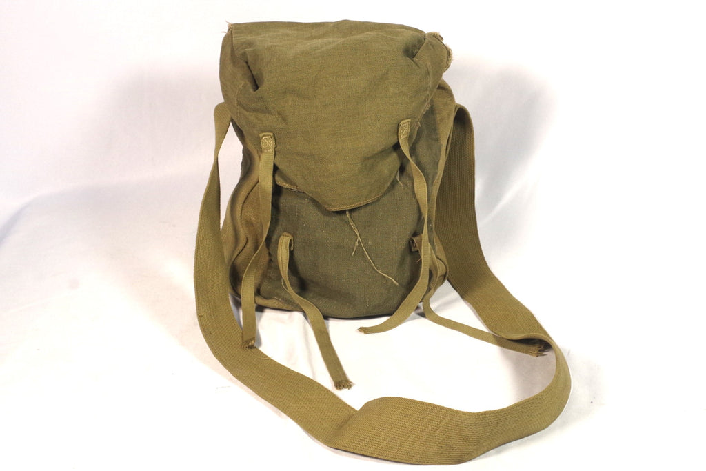 Small Vintage Green Military Canvas Bag