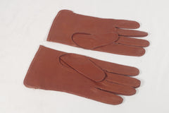 Gorgeous Soft Brown Leather Gloves - Sz 9