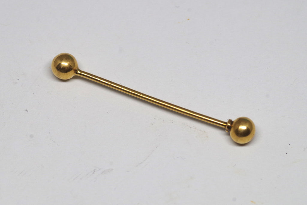 Classic 22kt Gold Collar Pin