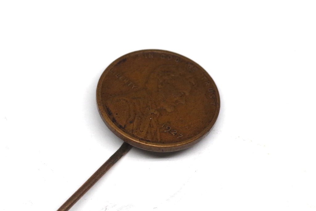 1927 US Copper Penny Stick Pin