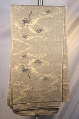 Vintage Japanese Silvery Pine River Cotton Scarf by Put This On