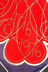 1976 Bicentennial Rayon Square Scarf