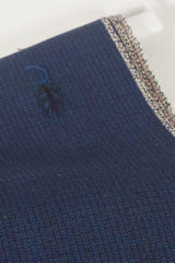 Selvage-to-Selvage Japanese Blue Cotton-Wool Scarf by Put This On