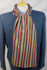 Selvage-to-Selvage Vintage Japanese Lightweight Striped Cotton Scarf by Put This On