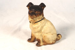 Vintage Chalkware Dog Statue