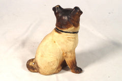 Vintage Chalkware Dog Statue