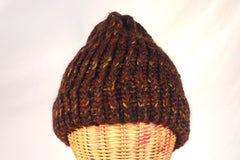 Luxuriously Soft Hand-Knit Hat - Sz ~M