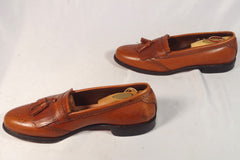 Allen Edmonds Brown Brogue Moccasins - Size 12B