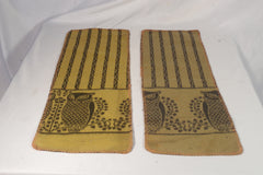 Gorgeous 1930s Felt Owl Blanket Samples