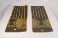 Gorgeous 1930s Felt Owl Blanket Samples