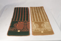 Gorgeous 1930s Felt Owl Blanket Samples