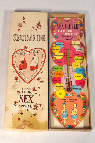 1960s "Test Your Sex Appeal" Sexometer