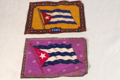 Early 20th Century Flag Tobacco Rugs