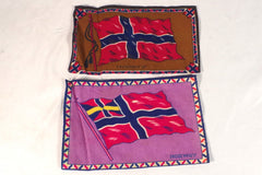 Early 20th Century Flag Tobacco Rugs