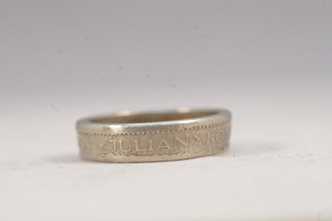 Dutch Coin Silver Ring
