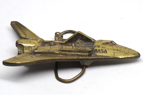 1979 Brass NASA Space Shuttle Belt Buckle