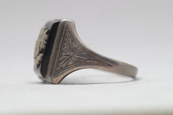 Sterling Silver Civilian Conservation Corps Crest Ring – Put This On