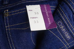 Gorgeous NOS Calvin Klein Dark Blue Jeans - Sz 30