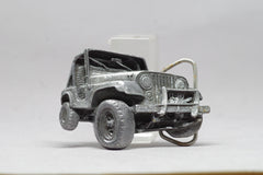 1970s Pewter Jeep Belt Buckle