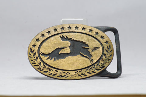 Eagle Brass Belt Buckle