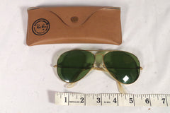 Stunning Ray-Ban B&L Gold Aviator Sunglasses