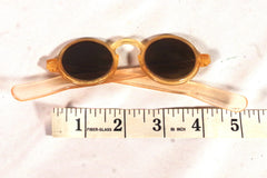Circa 1940s Acetate Round Sunglasses