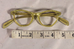 Stylish 1960s Glittery Cat-Eye Frames