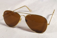 Bold Ray-Ban Golden Metal Sunglasses