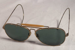 Vintage Bushnell B&L Metal Aviator Sunglasses