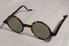 Vintage Tortoiseshell Round Sunglasses ca 1930s
