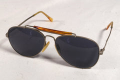 Classic Vintage Metal Aviator Sunglasses