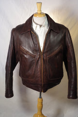 Vintage Windward Horsehide Leather Jacket - Size 44