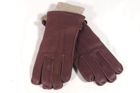 Luxurious LL Bean Leather and Knit Gloves - Sz ~7.5