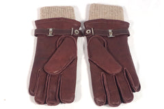 Luxurious LL Bean Leather and Knit Gloves - Sz ~7.5