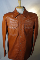 Mexican Taxco Exports Genuine Leather Jacket - Size 44