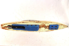 Vintage "Sea Breeze" Wooden and Metal Boat