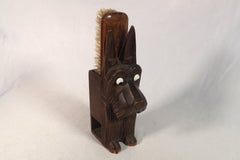 Cute Scottish Terrier Shoe Brush and Holder