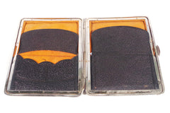 Beautiful 1906 Leather and Sterling Silver Wallet