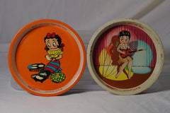 Vintage Lulu (Mexican Betty Boop) Drink Trays