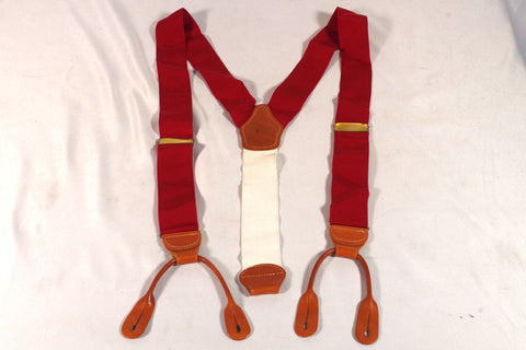 Brooks Brothers Black Fleece Red Suspenders