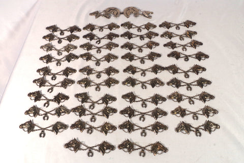 Incredible Mexico City Traje de Charro Metal Ornament Set