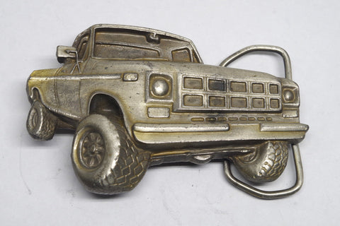 1978 Pick-Up Truck Brass Belt Buckle