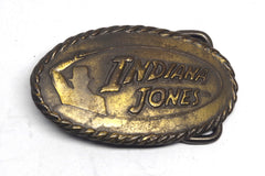 1984 Indiana Jones Brass Belt Buckle