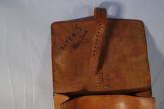 Vintage Pocketed Leather Satchel
