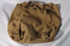 Well-Traveled Vintage Canvas Military Backpack