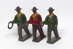 1930s/1940s Lincoln Logs Metal Figures