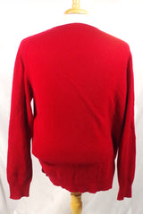 Carroll & Co Red Scottish Cashmere Sweater - Sz 44