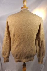 W. Bill Ltd. Tan Scottish New Wool Sweater - Sz 42
