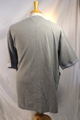 Norbit by Hiroshi Nozawa Gray Waffle Henry Neck Shirt (New w/Tags) - Sz XL