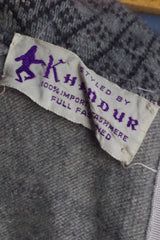 Khandur Ladies' Gray Cashmere Back-Buttoned Sweater - Sz ~36